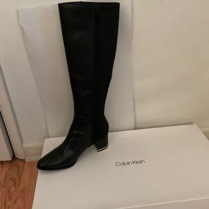 Calvin Klein Women's Black Knee-High Boots